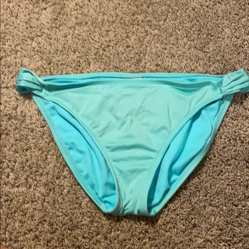 Light teal bathing suit bottoms
